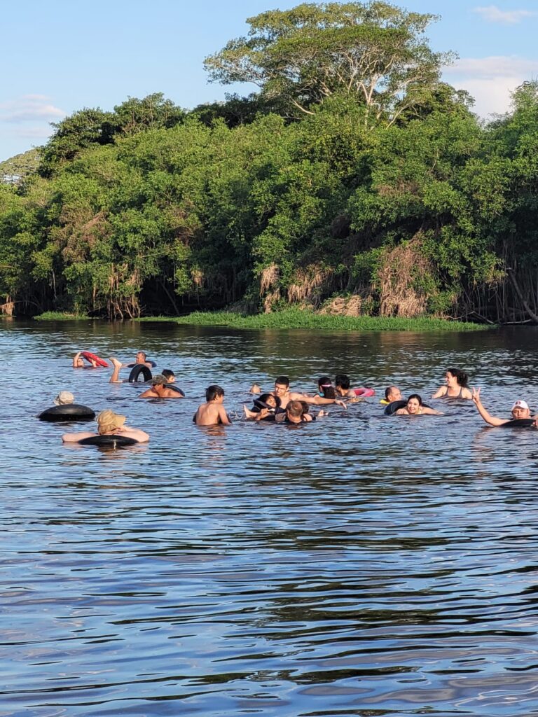 river bath